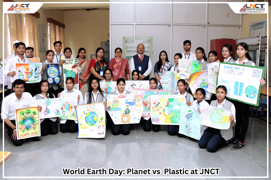 JNCT Professional University celebrated World Earth Day organized by the Nature’s Club
